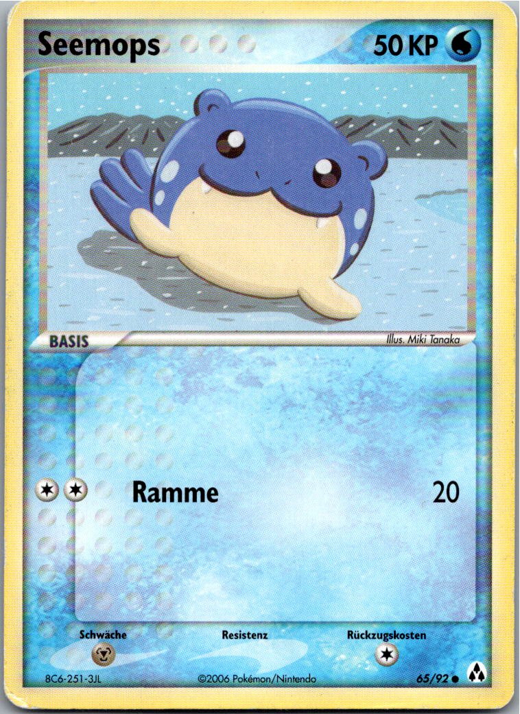 Seemops 65/92 EX Legend Maker – Vorderseite