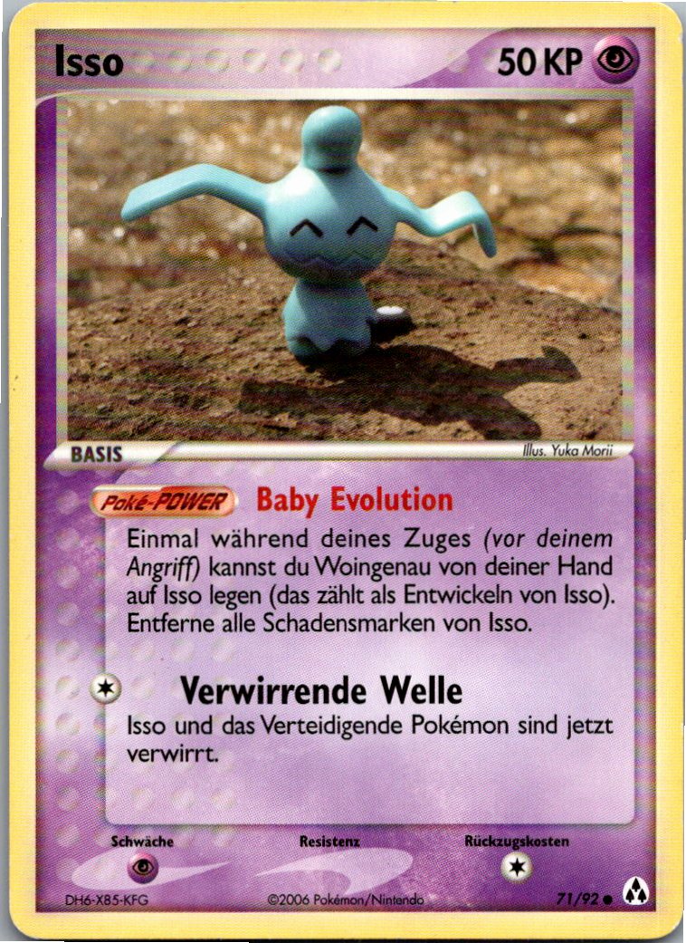 Isso 71/92 EX Legend Maker – Vorderseite