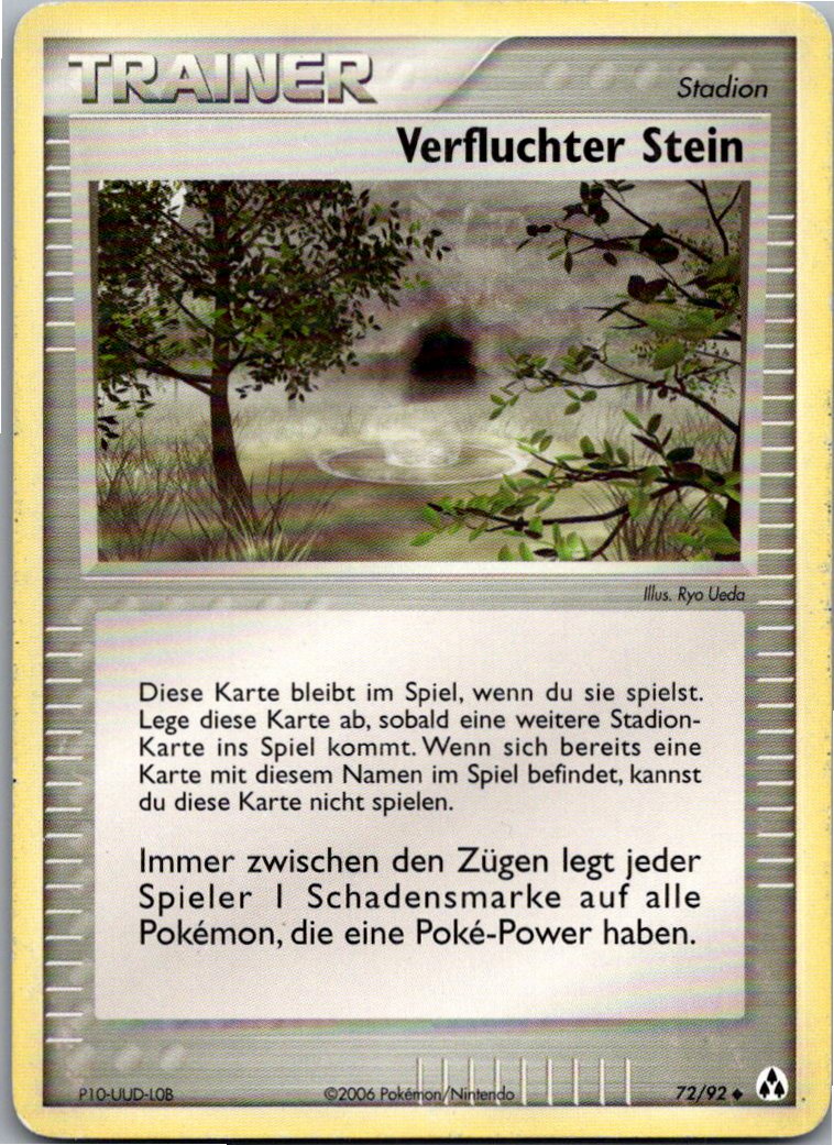 Verfluchter Stein 72/92 EX Legend Maker – Vorderseite