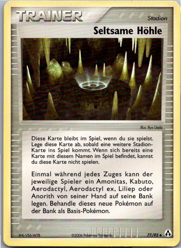 Seltsame Höhle 77/92 EX Legend Maker – Vorderseite