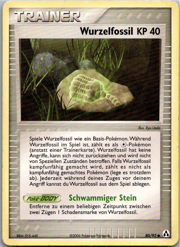 Wurzelfossil 80/92 EX Legend Maker – Vorderseite
