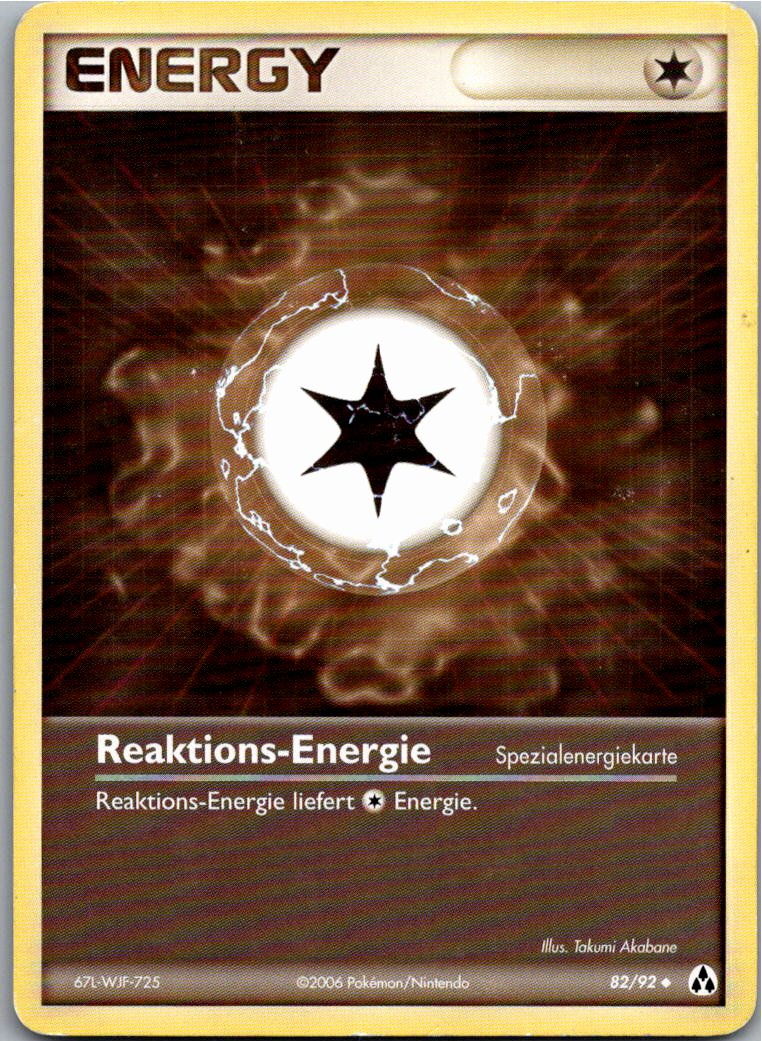 Reaktions-Energie 82/92 EX Legend Maker – Vorderseite