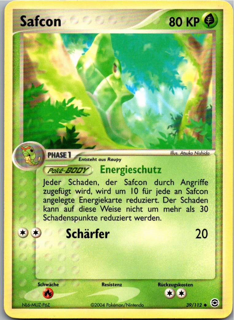 Safcon 39/112 EX Feuerrot & Blattgrün – Vorderseite