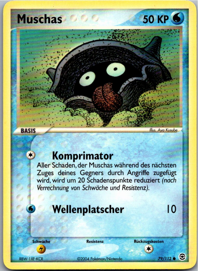 Muschas 79/112 EX Feuerrot & Blattgrün – Vorderseite