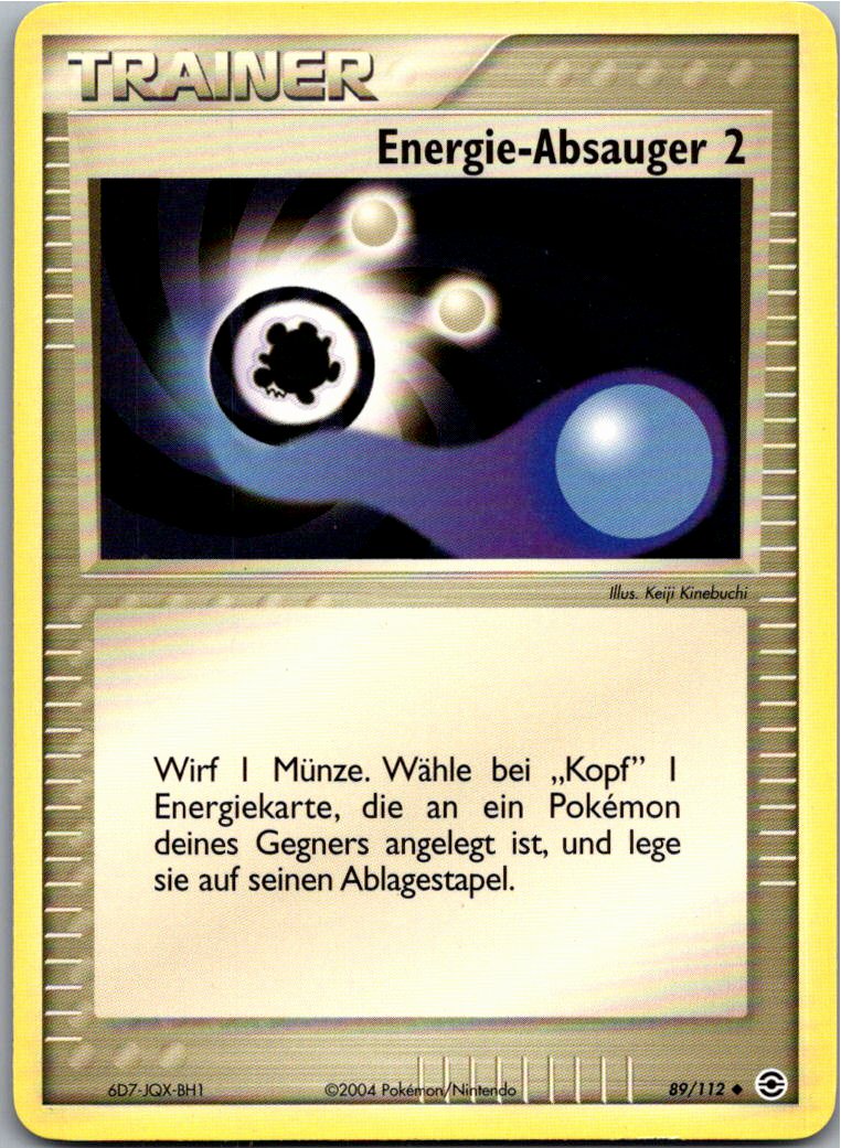 Energie-Absauger 2 89/112 EX Feuerrot & Blattgrün – Vorderseite