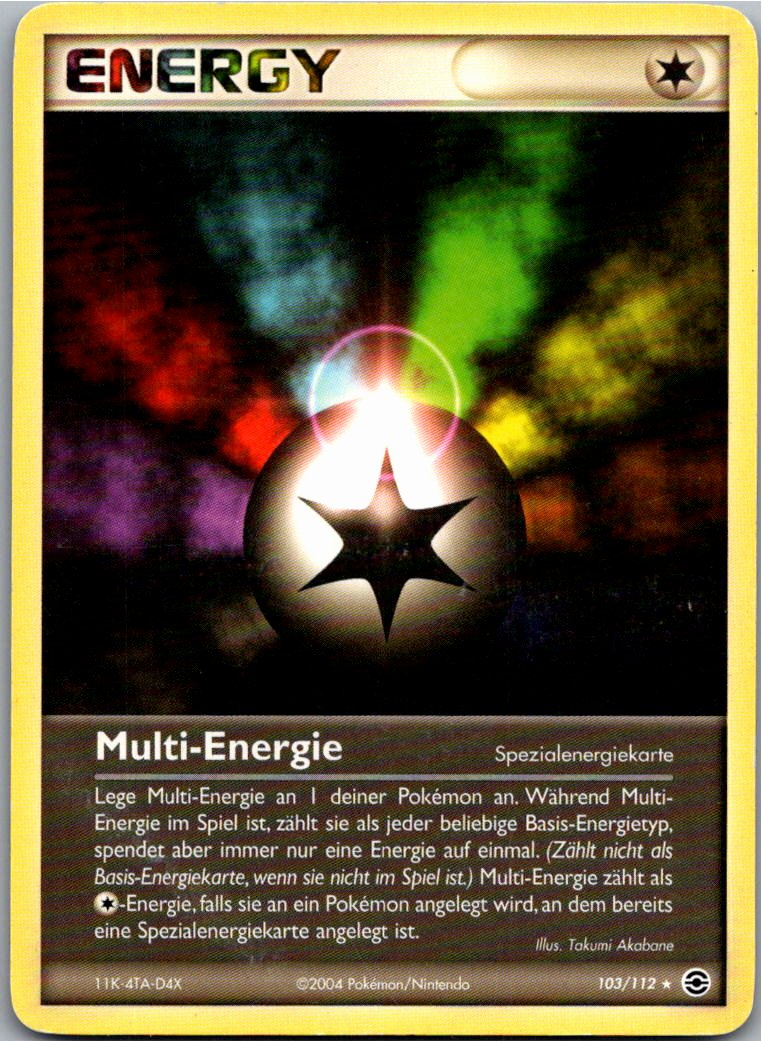 Multi-Energie 103/112 EX Feuerrot & Blattgrün – Vorderseite