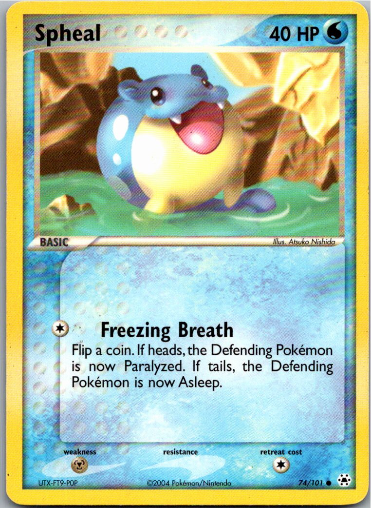 Spheal Seemops 74/101 Hidden Legends – Vorderseite