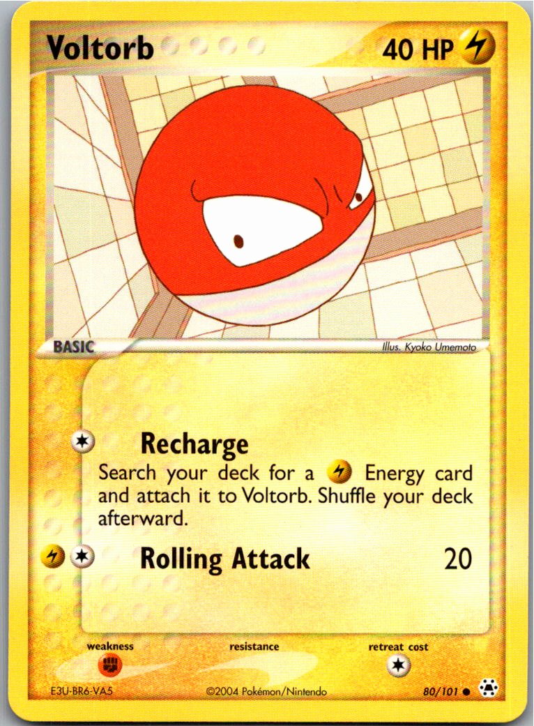 Voltorb Voltobal 80/101 Hidden Legends – Vorderseite