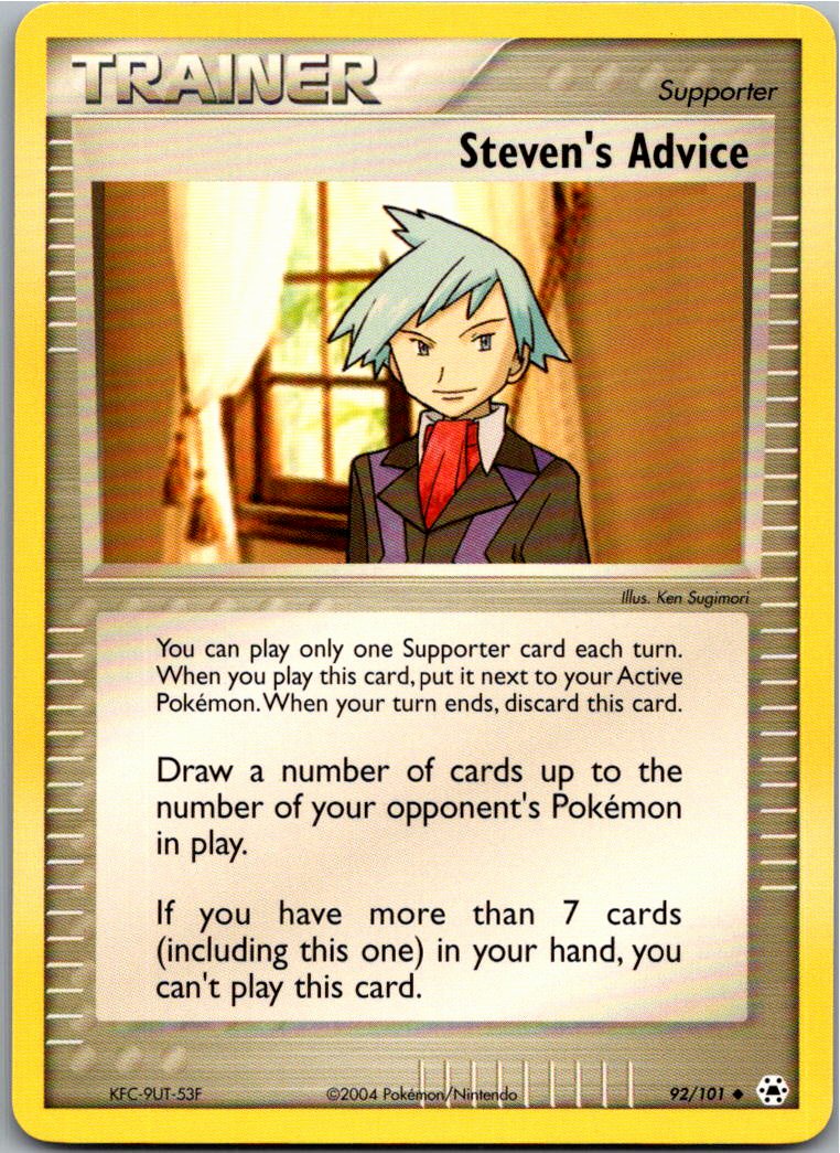 Steven's Advice 92/101 Hidden Legends – Vorderseite