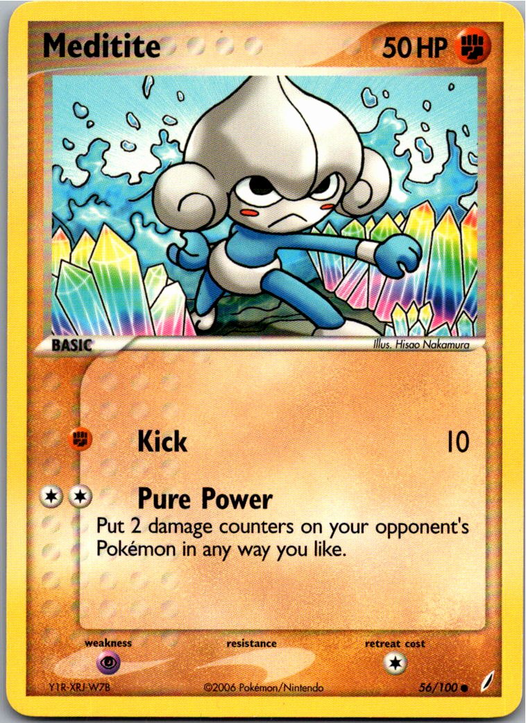 Meditite Meditie 56/100 EX Crystal Guardians – Vorderseite