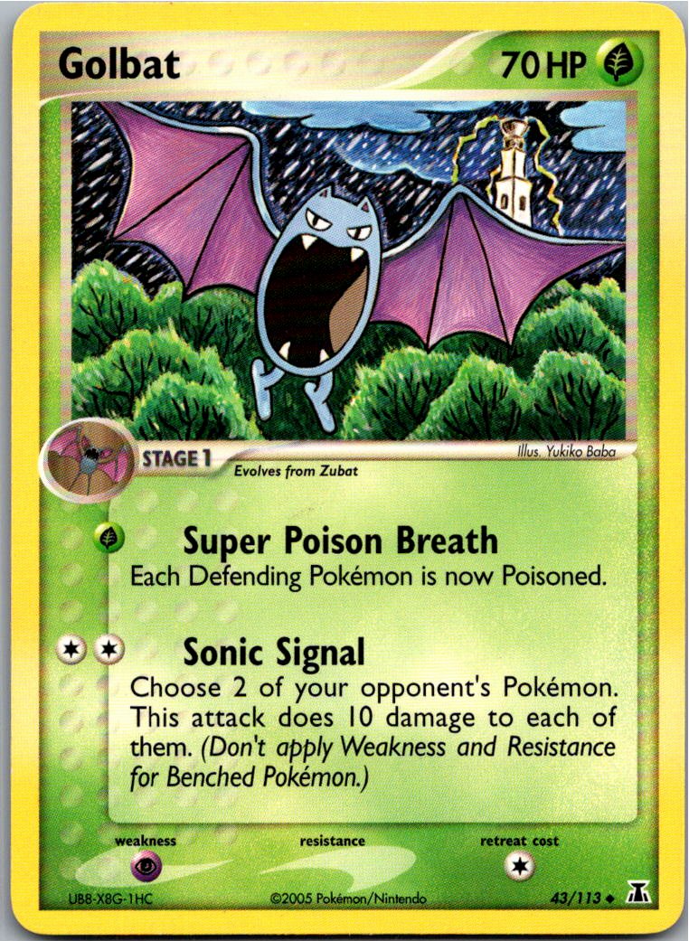 Golbat 43/113 EX Delta Species – Vorderseite