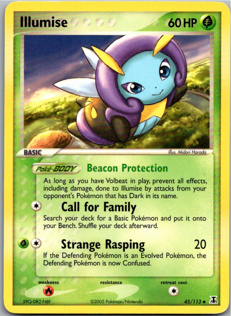 Illumise 45/113 EX Delta Species – Vorderseite