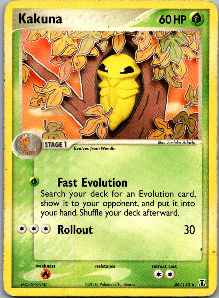 Kakuna Kokuna 46/113 EX Delta Species – Vorderseite