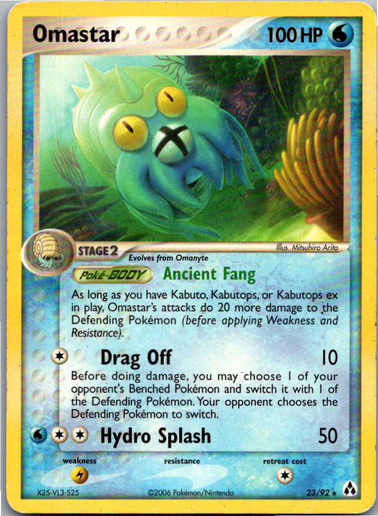 Omastar Amoroso 23/92 EX Legend Maker – Vorderseite