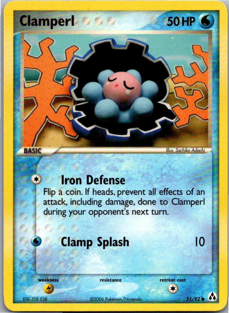 Clamperl Perlu 51/92 EX Legend Maker – Vorderseite