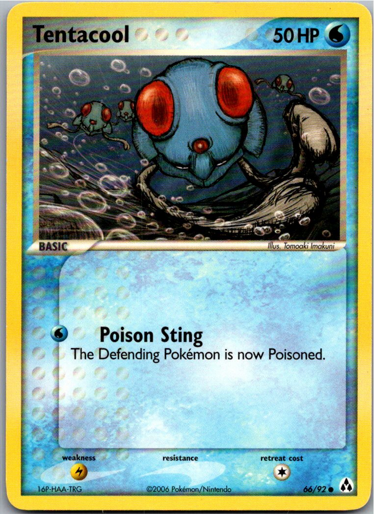 Tentacool Tentacha 66/92 EX Legend Maker – Vorderseite
