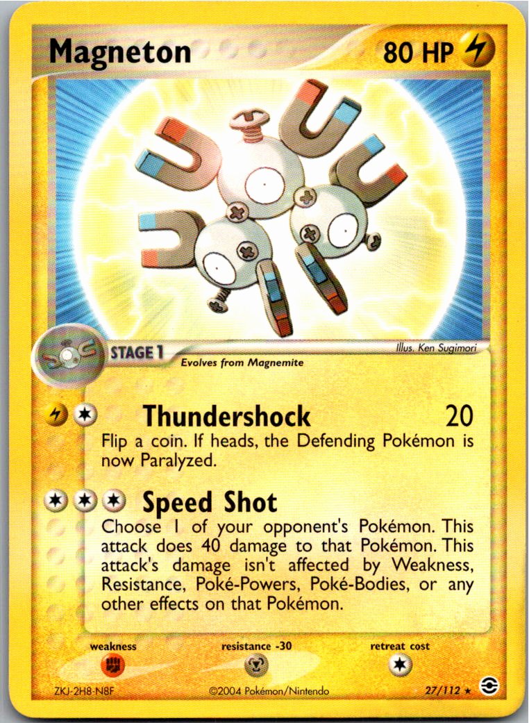 Magneton 27/112 EX Feuerrot & Blattgrün – Vorderseite