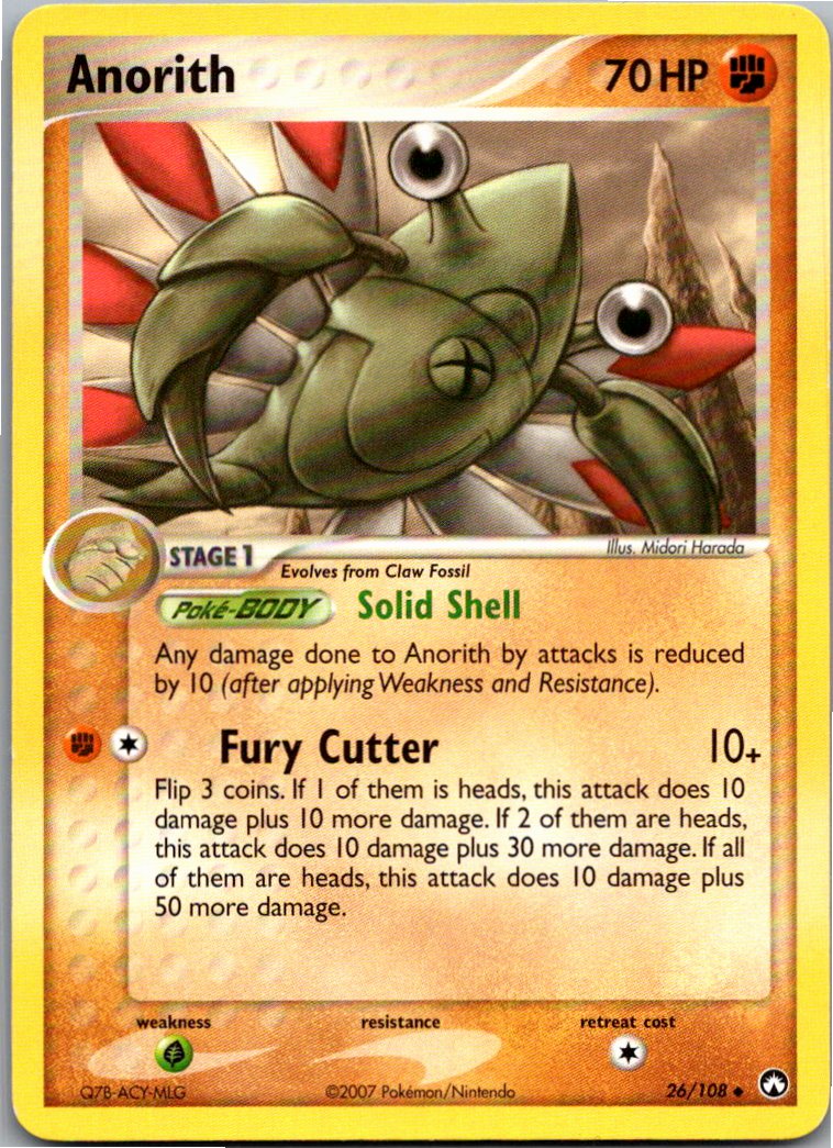 Anorith 26/108 EX Power Keepers – Vorderseite
