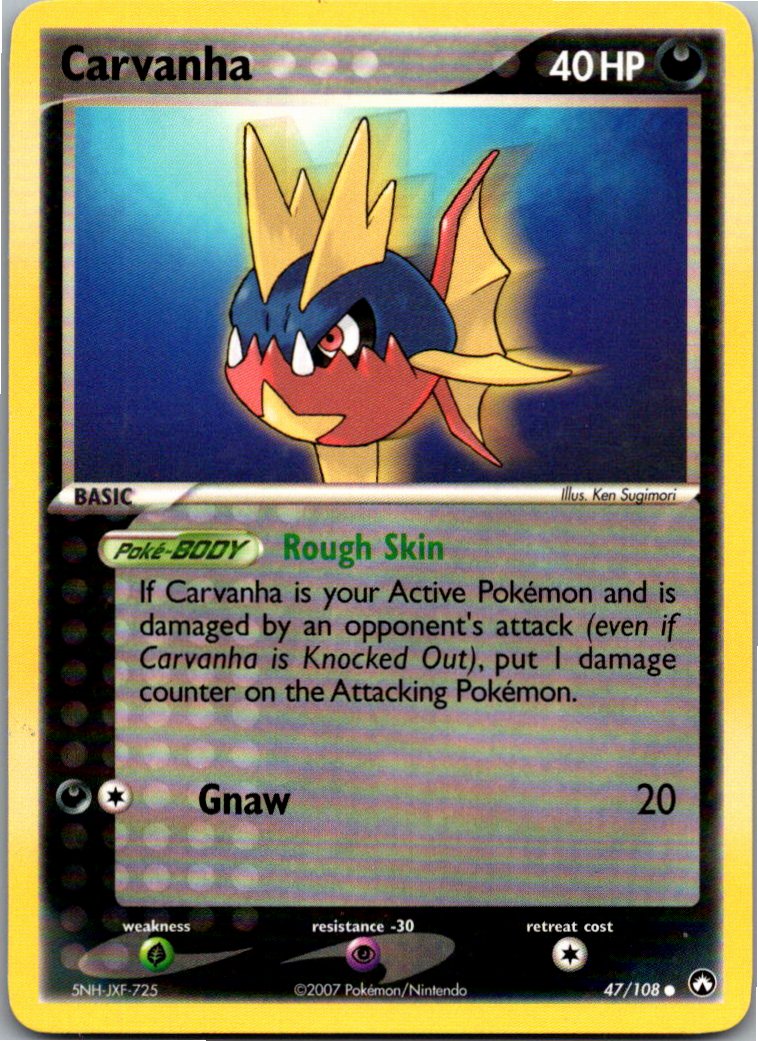 Carvanha Kanivanha 47/108 EX Power Keepers – Vorderseite