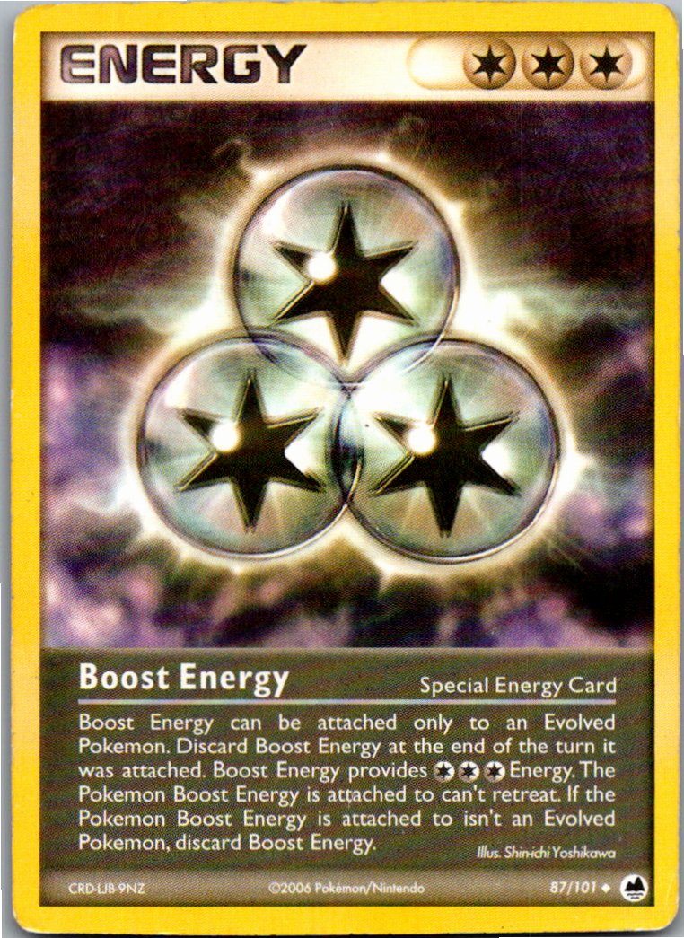 Boost Energy Antriebs-Energie 87/101 EX Dragon Frontiers – Vorderseite