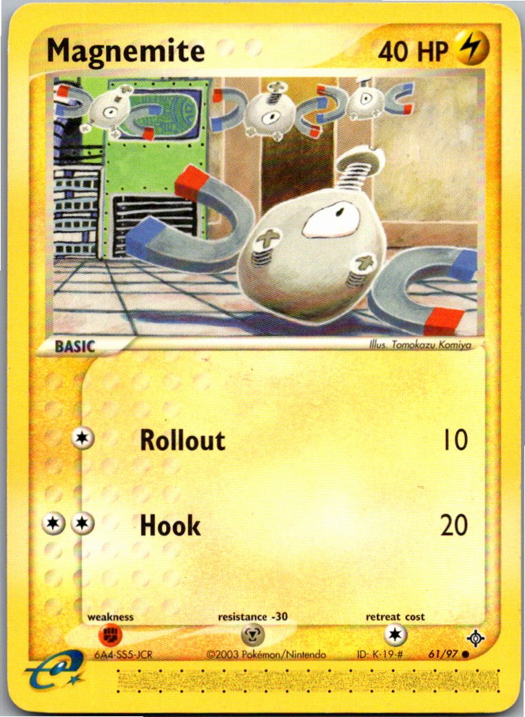 Magnemite Magnetilo 61/97 EX Drache – Vorderseite
