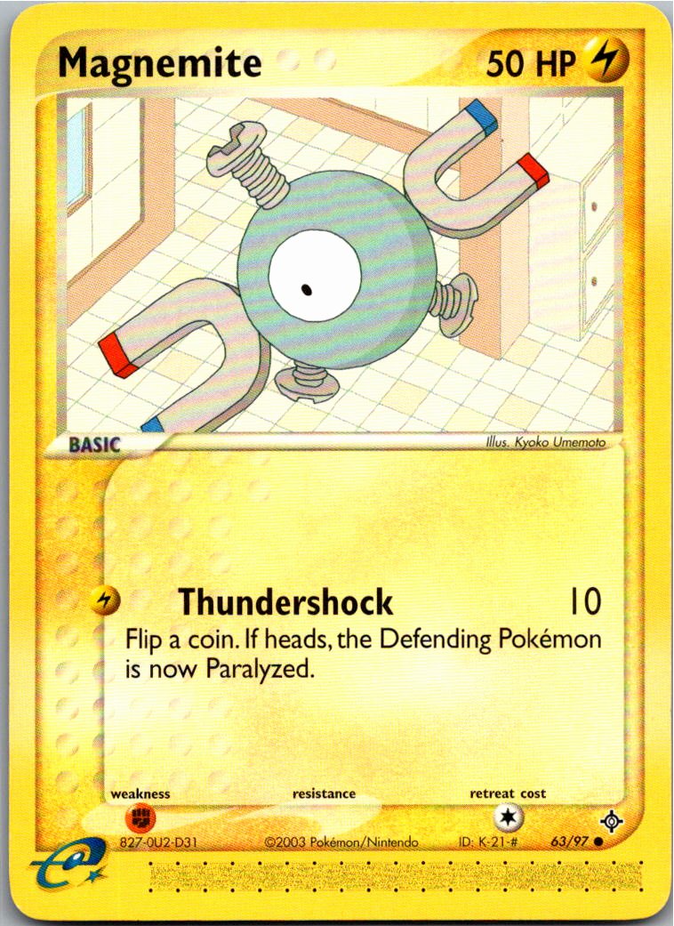 Magnemite Magnetilo 63/97 EX Drache – Vorderseite