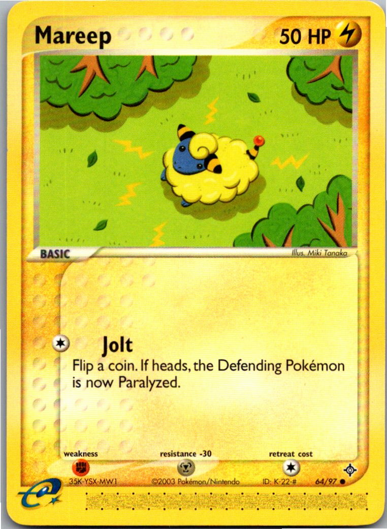 Mareep Voltilamm 64/97 EX Drache – Vorderseite