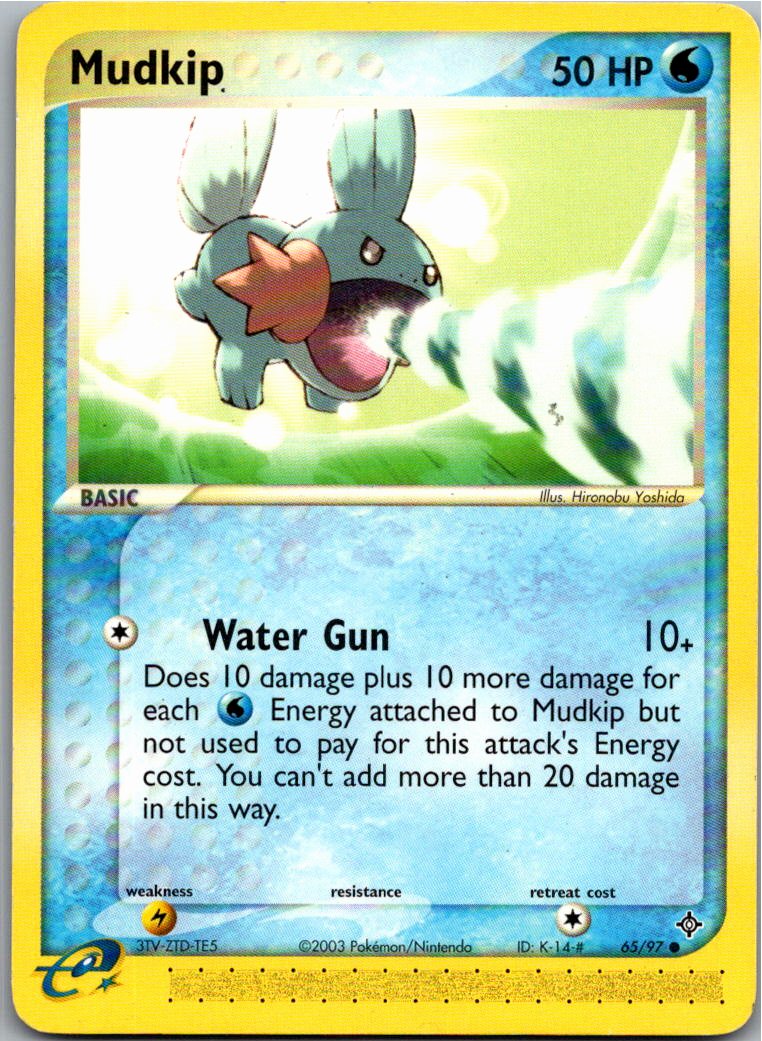 Mudkip Hydropi 65/97 EX Drache – Vorderseite
