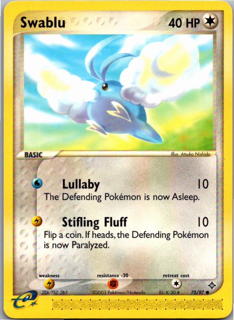 Swablu Wablu 75/97 EX Drache – Vorderseite