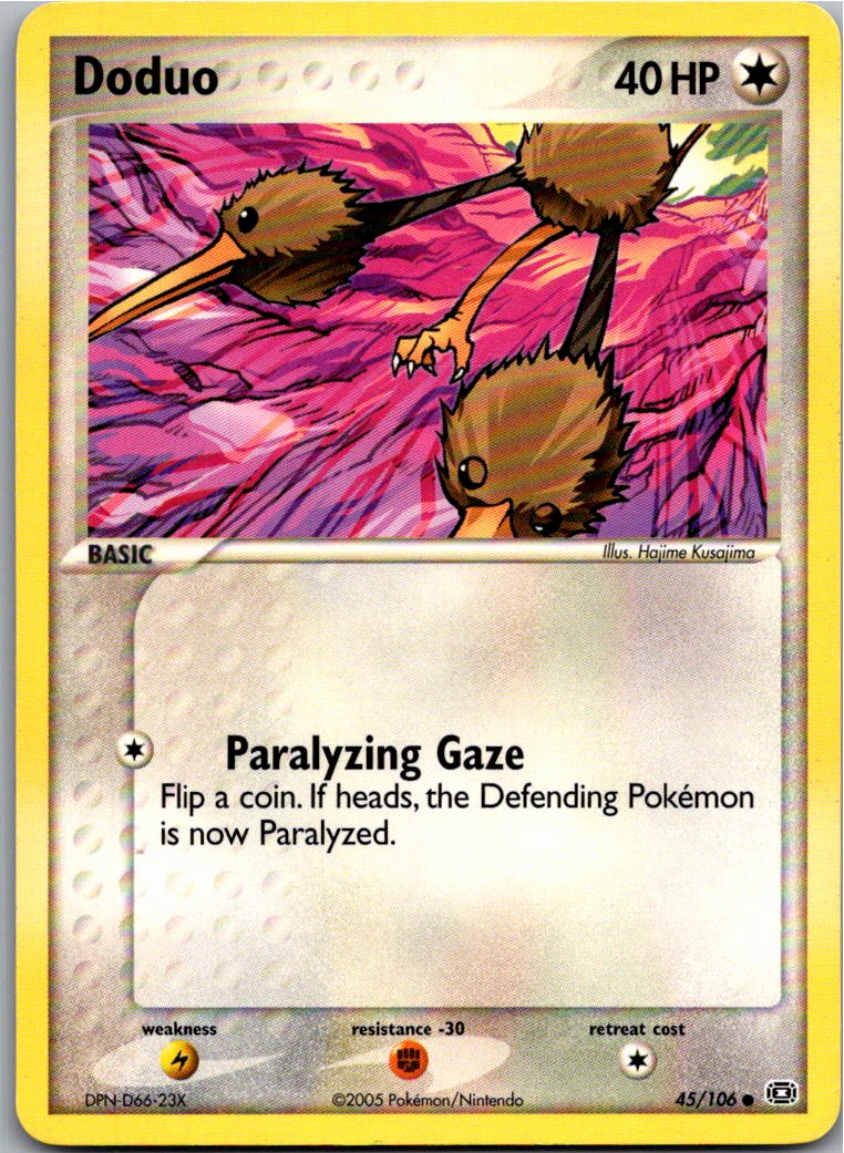 Doduo Dodu 45/106 EX Smaragd – Vorderseite