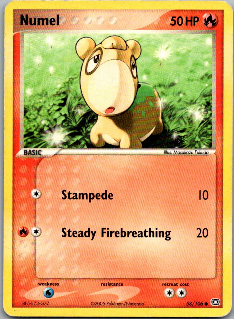 Numel Camaub 58/106 EX Smaragd – Vorderseite