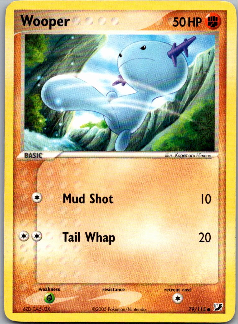 Wooper Felino 79/115 EX Verborgene Mächte – Vorderseite