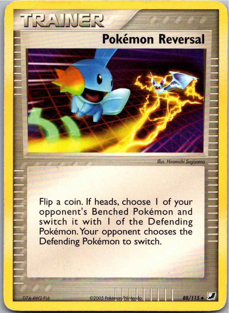 Pokémon Reversal Pokemon-Umkehrung 88/115 EX Verborgene Mächte – Vorderseite