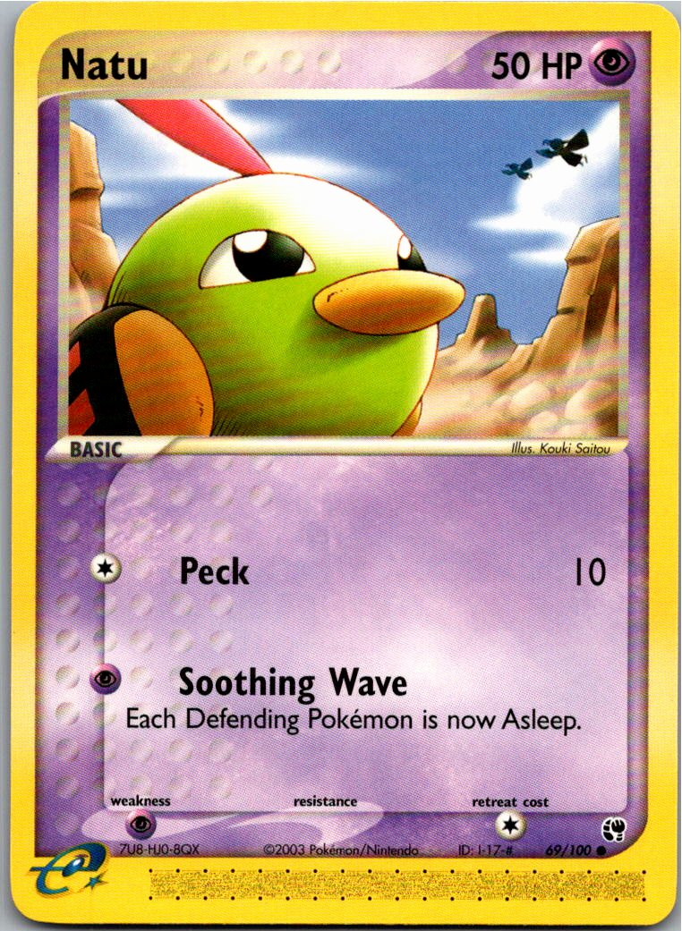 Natu 69/100 EX Sandsturm – Vorderseite