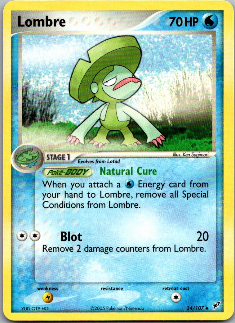 Lombre ro 34/107 EX Deoxys – Vorderseite