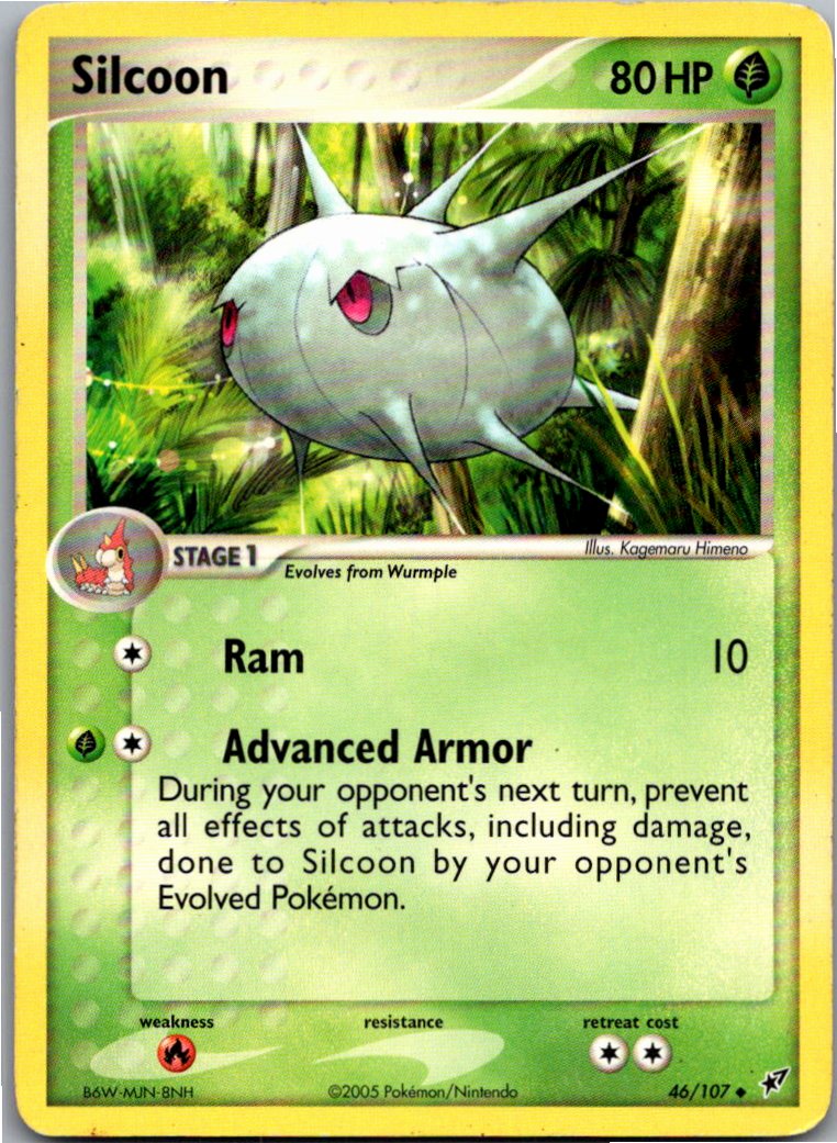 Silcoon Schaloko 46/107 EX Deoxys – Vorderseite