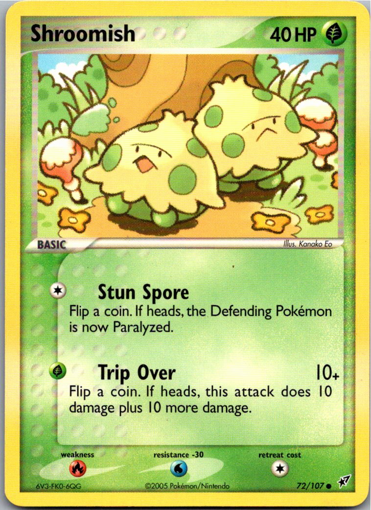 Shroomish Knilz 72/107 EX Deoxys – Vorderseite