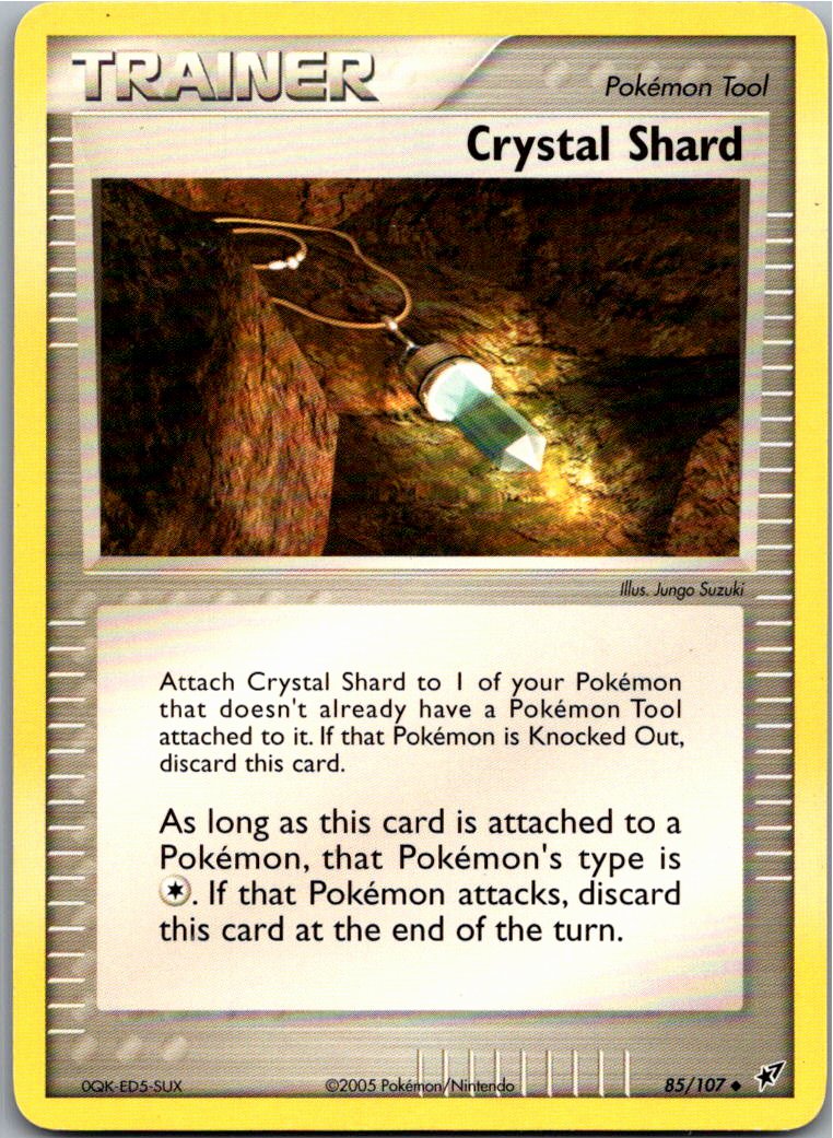 Crystal Shard Kristallscherbe 85/107 EX Deoxys – Vorderseite