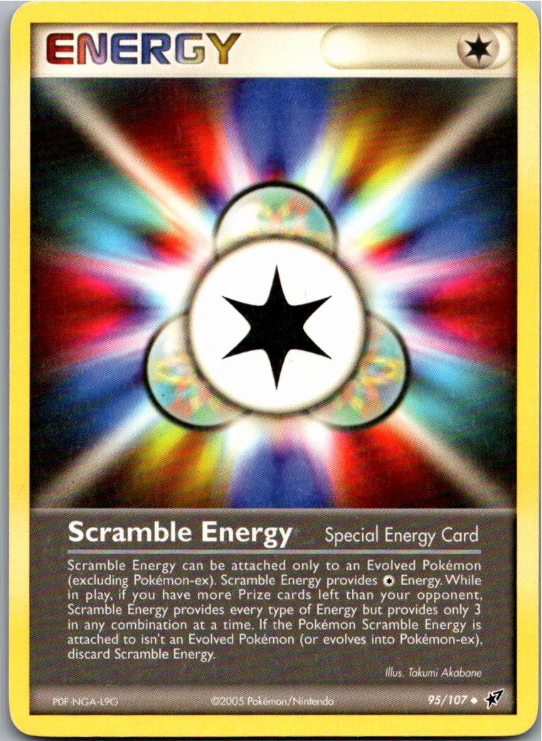 Scramble Energy Misch-Energie 95/107 EX Deoxys – Vorderseite