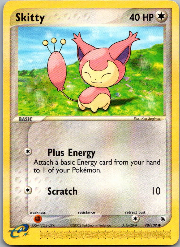 Skitty Eneco 70/109 EX Rubin & Saphir – Vorderseite