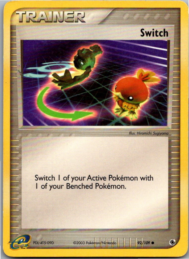 Switch Tausch 92/109 EX Rubin & Saphir – Vorderseite
