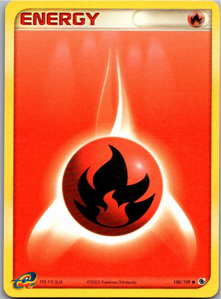 Fire Energy Feuer Energie 108/109 EX Rubin & Saphir – Vorderseite
