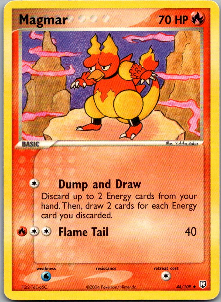 Magmar 44/109 Team Rocket Returns – Vorderseite