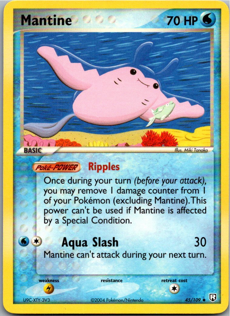 Mantine Mantax 45/109 Team Rocket Returns – Vorderseite
