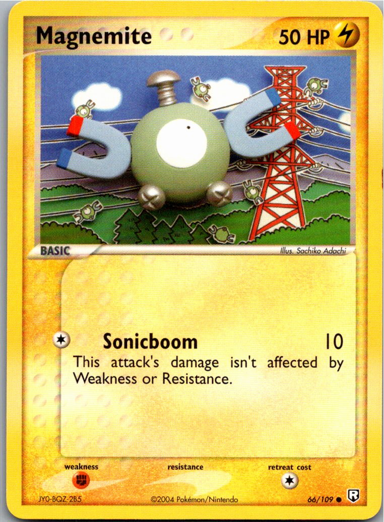 Magnemite Magnetilo 66/109 Team Rocket Returns – Vorderseite