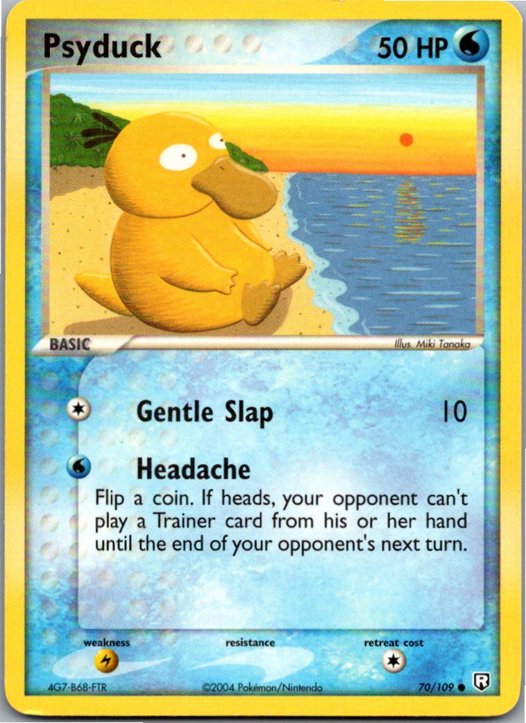 Psyduck Enton 70/109 Team Rocket Returns – Vorderseite
