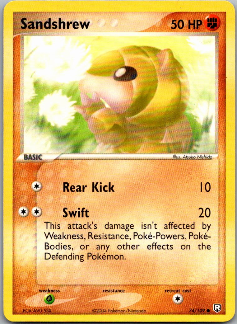 Sandshrew Sandan 74/109 Team Rocket Returns – Vorderseite