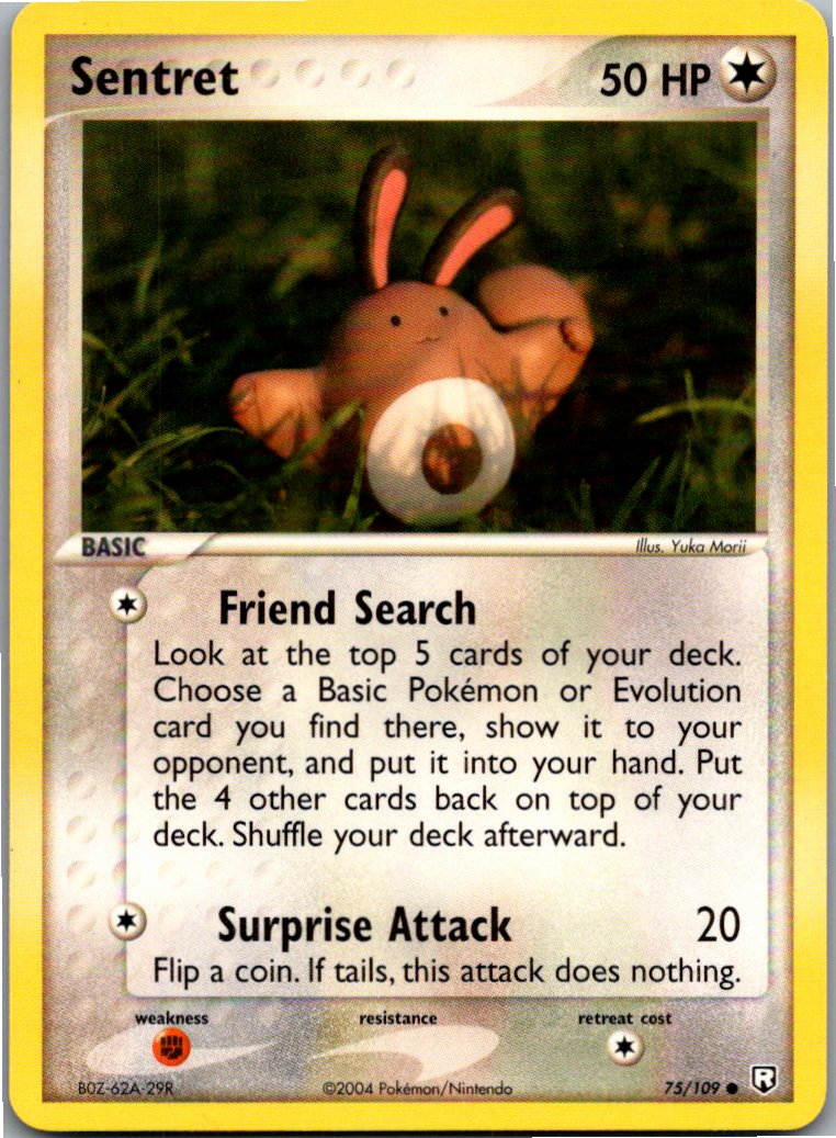 Sentret Wiesor 75/109 Team Rocket Returns – Vorderseite