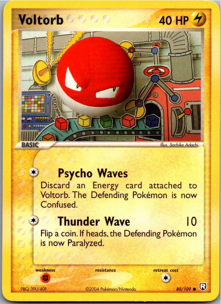 Voltorb Voltobal 80/109 Team Rocket Returns – Vorderseite