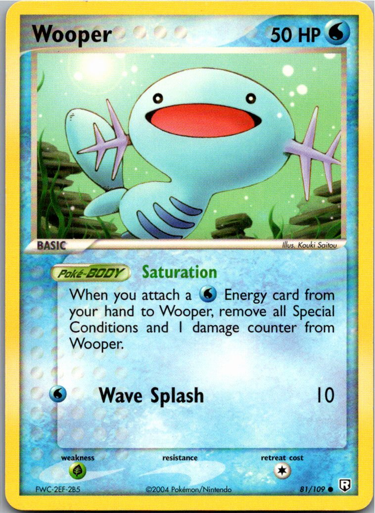 Wooper Felino 81/109 Team Rocket Returns – Vorderseite